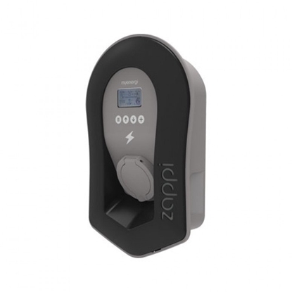 Picture of Zappi 7kW to 22kW – untethered – Black with in-build Hub
