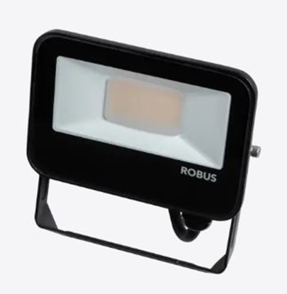 Picture of ROBUS SELEST 10W Floodlight IP65 CCT3 Black c/w 1m Flex