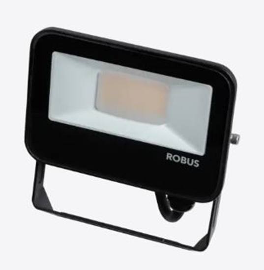 Picture of ROBUS SELEST 10W Floodlight IP65 CCT3 Black c/w 1m Flex