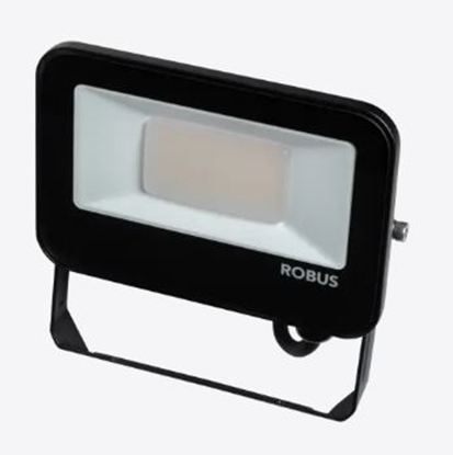Picture of ROBUS SELEST 20W Floodlight IP65 CCT3 Black c/w 1m Flex