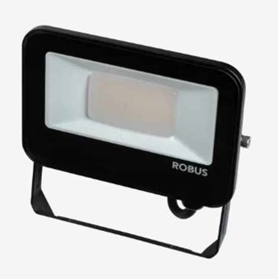 Picture of ROBUS SELEST 20W Floodlight IP65 CCT3 Black c/w 1m Flex