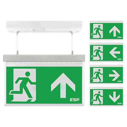 Picture of ESPi 3W LED Emergency Hanging Exit Sign