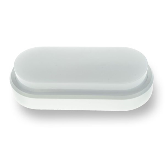 Picture of SGD LED CCT Oval Multi Watt (9w, 12w, 18w) Bulkhead WHITE , IP65, CCT (3000K, 4000K, 6500K) - copy