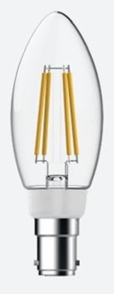 Picture of ENERGETIC C35 FILAMENT EC6P4DWG 4.8W 470lm 2700K B15 dimmable 95mm