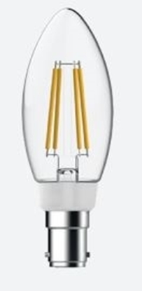 Picture of ENERGETIC C35 FILAMENT EC6P4DWG 4.8W 470lm 2700K B15 dimmable 95mm
