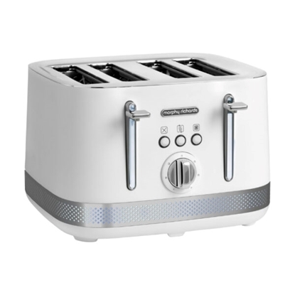 Picture of Morphy Richards Illumination 4 Slice Toaster - White - 248021