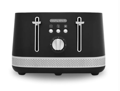 Picture of Morphy Richards Illumination 4-Slice Toaster Black